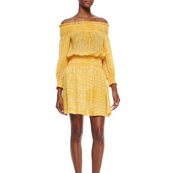 michael kors yellow dress
